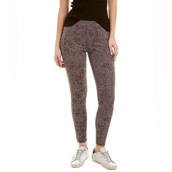 Spanx Leggings Women’s Small Brown and Black Animal Print Jean-ish Ankle - Picture 1 of 9